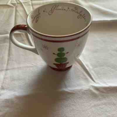 STARBUCKS Holiday 2006 Footed 16 Oz. Christmas Coffee Cup/Mug Ceramic Xmas - Sold on eBay Nov, 23rd 2019 for $17.99