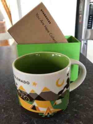 Starbucks Colorado State City Cup Mug You Are Here YAH Collection 14 Oz 2013 New - Sold on eBay Nov, 23rd 2019 for $19.99