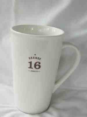2010 Starbucks Grande 16 oz Ounce Off-White Tall Ceramic Coffee Mug EUC - Sold on eBay Nov, 23rd 2019 for $21.84