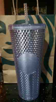 Starbucks Fall 2019 LTD Platinum Studded 24oz Venti Tumbler AUTH w/ RECEIPT NEW! - Sold on eBay Nov, 23rd 2019 for $16.95