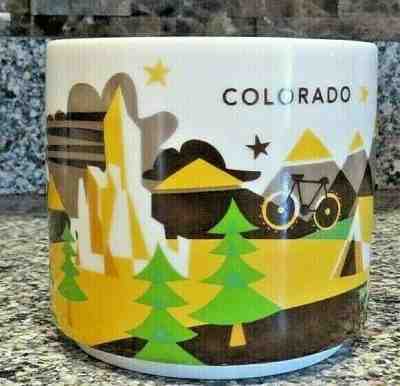 NEW Starbucks Colorado You Are Here YAH Collector Series Coffee Tea Mug Cup - Sold on eBay Nov, 23rd 2019 for $19.50