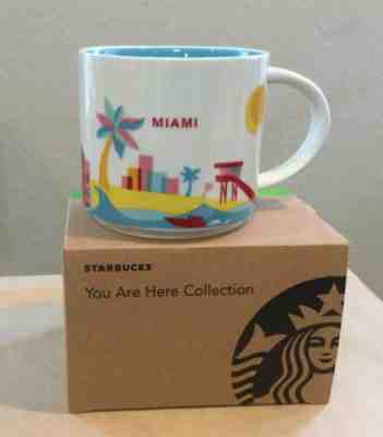 Starbucks Miami You Are Here (YAH) 14 Oz Mug Original and NWT NIB Discontinued - Sold on eBay Nov, 23rd 2019 for $21.95