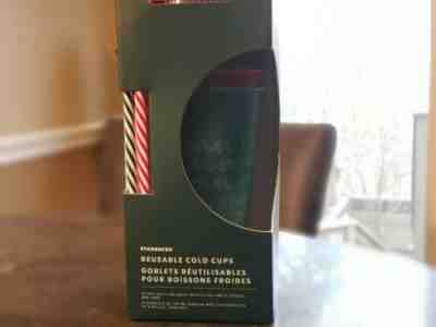 Starbucks 2019 Holiday Christmas Reusable Cold Cups With Straws 24oz 5 Pack - Sold on eBay Nov, 23rd 2019 for $19.00
