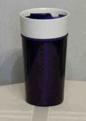 Starbucks 2013 Ceramic Coffee Travel Mug Stainless Purple  12 oz EUC - Sold on eBay Nov, 23rd 2019 for $27.99