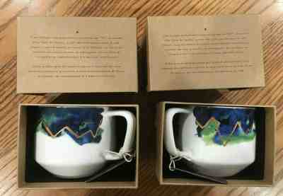 2-2015 Starbucks Artisan Series 06/08 A Story of Elevation Coffee Mug 12oz NIB  - Sold on eBay Nov, 23rd 2019 for $26.95