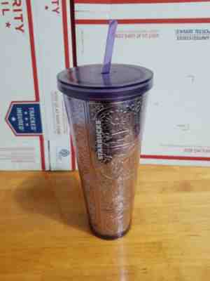 STARBUCKS PURPLE HOLIDAY TUMBLER CUP 24oz - Sold on eBay Nov, 23rd 2019 for $29.99