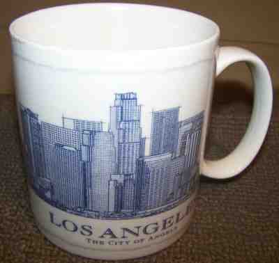 NEW Starbucks Mug Cup LOS ANGELES 2006 City Of Angels 18 OZ Architecture Series  - Sold on eBay Nov, 23rd 2019 for $21.99