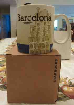 2014 Starbucks Barcelona Global Icon City Collector 16 oz. Mug NWT & in Box