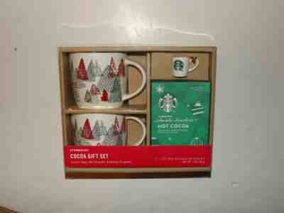 NEW STARBUCKS 2 Large Coffee Cups Hot Cocoa Gift Set Holiday Boxed - Sold on eBay Nov, 23rd 2019 for $22.15