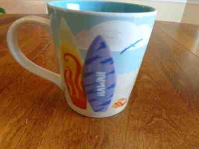 STARBUCKS HAWAII BONE CHINA MUG SURFBOARDS 2010 CUP 10 OUNCES - Sold on eBay Nov, 22nd 2019 for $15.00