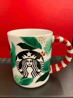 Starbucks Christmas Candy Cane Coffee Mug 12 oz - Sold on eBay Nov, 22nd 2019 for $24.88