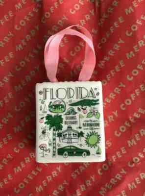Starbucks Holiday 2019 Florida Been There Ornament - Starbucks Christmas - Sold on eBay Nov, 22nd 2019 for $15.25