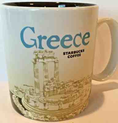 Starbucks Coffee Mug Greece City 16 Ounces 2014 Discontinued - Sold on eBay Nov, 22nd 2019 for $40.00