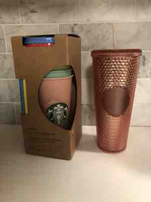 Starbucks Color Changing Reusable Cold Cups & Iridescent Spike Pink Tumbler NEW - Sold on eBay Nov, 22nd 2019 for $125.00