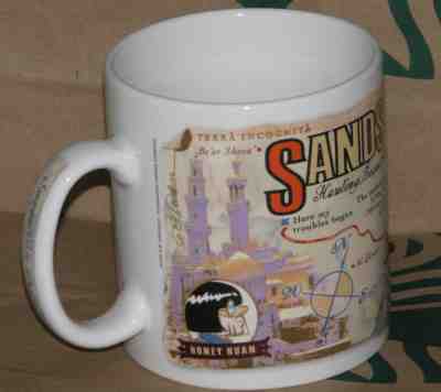SANDS OF JAVA Starbucks Mug Coffee Cup 20 Oz Garry Treadeau Doonesbury - Sold on eBay Nov, 22nd 2019 for $39.99