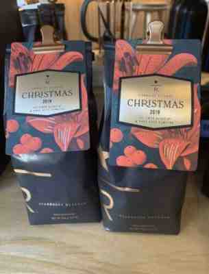 NEW Starbucks Reserve Coffee Beans CHRISTMAS 2019 Two Small Lot 8.8oz Bags SIB - Sold on eBay Nov, 22nd 2019 for $56.00
