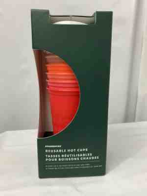 Starbucks Holiday 2019 6 Reusable Hot Cups 16 oz Coffee Xmas Christmas NEW - Sold on eBay Nov, 22nd 2019 for $24.98
