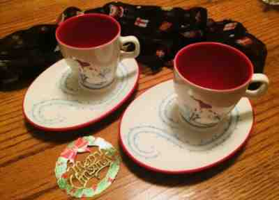 Starbucks 2007 Christmas Holiday Coffee Tea Cup Mug Plate 6oz - Sold on eBay Nov, 22nd 2019 for $22.00