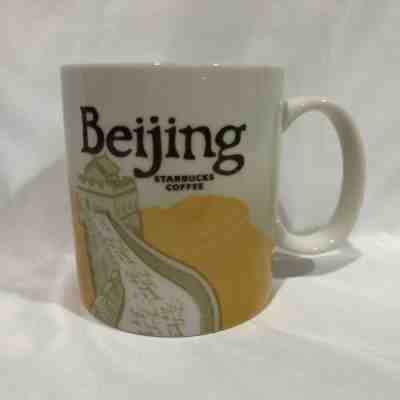 Starbucks BEIJING Global Icon Collector Series Coffee Mug Cup 16 oz Yellow - Sold on eBay Nov, 22nd 2019 for $29.95