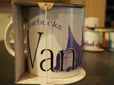 Starbucks 1994 City Mug Collectors Series "Vancouver, Canada" - New in Box - Sold on eBay Nov, 22nd 2019 for $29.99