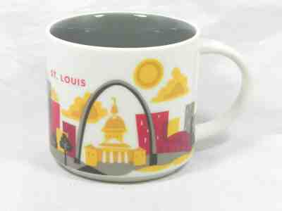 Starbucks You Are Here 2014 Mug St. Louis Missouri Cup 14 oz. - Sold on eBay Nov, 22nd 2019 for $17.99