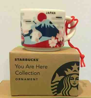 STARBUCKS JAPAN You Are Here Collection YAH Ornament, 2 oz / 59 mL Mt. Fuji NIB - Sold on eBay Nov, 24th 2019 for $23.95