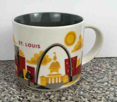 Starbucks St. Louis You Are Here Series Mug 14 Oz Coffee Cup  - Sold on eBay Nov, 24th 2019 for $19.95