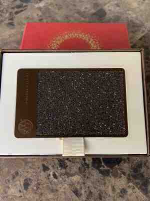 Starbucks gift card 2015 "Swarovski Crystal Metal Gift Card" No Value Ltd Ed New - Sold on eBay Nov, 24th 2019 for $208.50