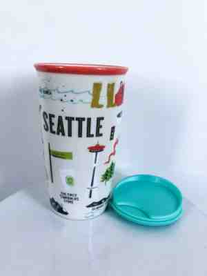 Starbucks Seattle Neighborhood Icons Local Tumbler Teal Lid Limited Edition 2017 - Sold on eBay Nov, 24th 2019 for $35.99