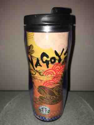 STARBUCKS 12 Oz/350 mL Orange NAGOYA Japan Koi Coffee Tumbler Travel Mug - Sold on eBay Nov, 24th 2019 for $19.99