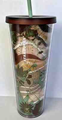Starbucks 2019 Flower Cactus Multi-Color Venti Cup Tumbler 24 fl oz 2019 NEW - Sold on eBay Nov, 24th 2019 for $15.00