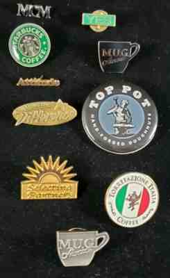 Ultra Rare Vintage Starbucks Coffee Company Pin Set 2003 Torrefazione Italia - Sold on eBay Nov, 24th 2019 for $29.99