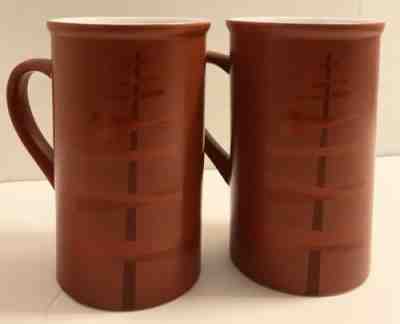 PAIR 2012 STARBUCKS Coffee Latte Tall Mugs Cups 20 Oz Holiday Christmas Tree Red - Sold on eBay Nov, 24th 2019 for $18.50