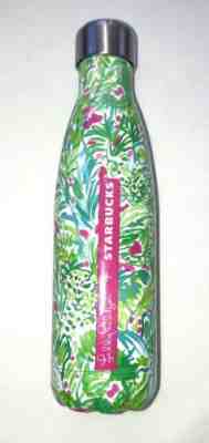 Starbucks S'well Lilly Pulitzer Palm Beach Jungle Stainless Steel Water Bottle - Sold on eBay Nov, 24th 2019 for $26.99