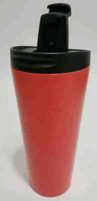 RARE 2016 STARBUCKS Fuchsia Embossed Stainless Steel Travel Tumbler Coffee Mug - Sold on eBay Nov, 24th 2019 for $24.99