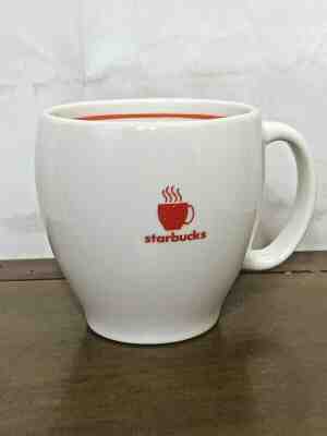 2004 Starbucks Abbey Coffee Mug Cup with Red Stripe 14 oz. MINT - Sold on eBay Nov, 24th 2019 for $18.88