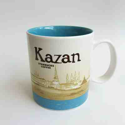 Original Starbucks City Mug 16 oz Global icon city KAZAN, RUSSIA Series 2017 - Sold on eBay Nov, 24th 2019 for $21.00