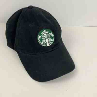 Starbucks Hat - Black Cap with Starbucks Mermaid Logo|Adjustable Strap Good Cond - Sold on eBay Nov, 24th 2019 for $16.95