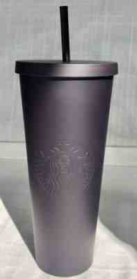 NEW! Starbucks Tumbler Cup Iridescent Matte Deep Purple Venti 24 oz - Sold on eBay Nov, 24th 2019 for $44.99