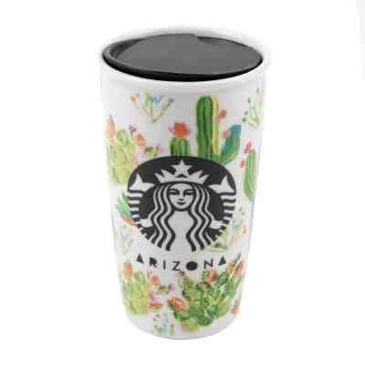 Starbucks ARIZONA Ceramic Travel Tumbler 12oz Mug Cactus Brand New Never Used - Sold on eBay Nov, 23rd 2019 for $39.99