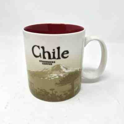 Starbucks City Mug Chile Icon Series, 16 Oz Coffee Tea Discontinued Red Cup - Sold on eBay Nov, 23rd 2019 for $34.85