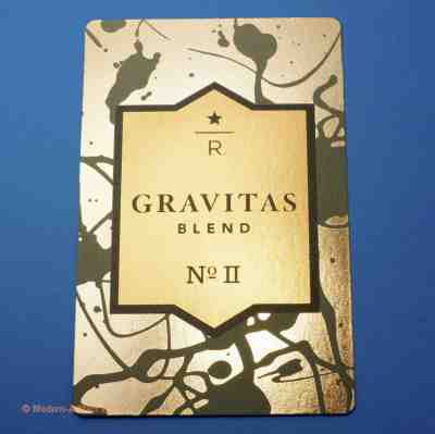 RARE  - 2016   Starbucks Reserve GRAVITAS II  Coffee Taster Card  - Sold on eBay Nov, 23rd 2019 for $23.00