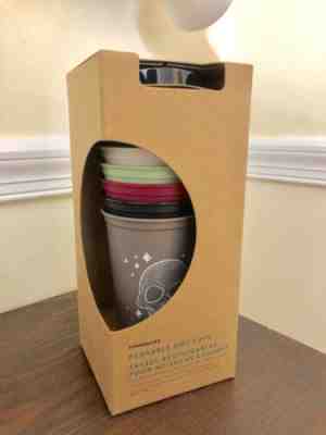 starbucks halloween reusable cups set of 6 with lids new in box  - Sold on eBay Nov, 23rd 2019 for $21.00