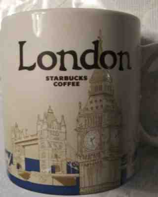 Starbucks MUG Global Icon Series LONDON NEW Ivory 2017 Collector Series 16 oz - Sold on eBay Nov, 23rd 2019 for $35.00
