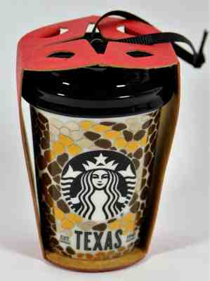 Starbucks Texas Christmas Ornament 2015 New - Sold on eBay Nov, 23rd 2019 for $16.56