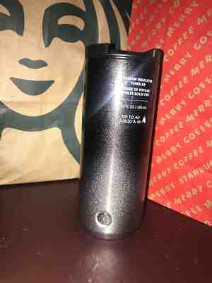 Starbucks Ombre Silver Glitter To Black Stainless Steel Tumbler 12 Oz 2019. - Sold on eBay Nov, 23rd 2019 for $15.04