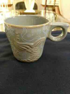 Starbucks 2014 Anniversary Collection Siren Mermaid Tail Coffee Mug Cup  - Sold on eBay Nov, 23rd 2019 for $45.00