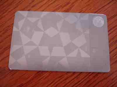 STARBUCKS 2012 Stainless Steel Gift Card $0 Balance - Limited Edition GUC - Sold on eBay Nov, 23rd 2019 for $399.95