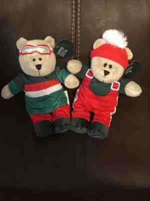 2 Starbucks Bearista Barista Bears Plush 2019 Christmas Limited Edition New - Sold on eBay Nov, 23rd 2019 for $43.00