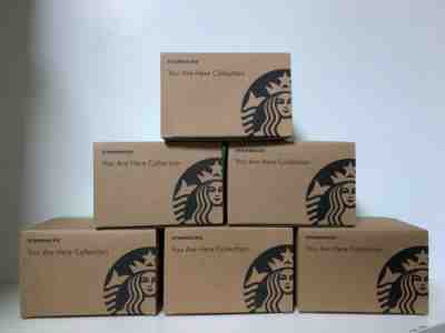 Starbucks You Are Here Mug EMPTY BOXES Lot of 6 - Sold on eBay Nov, 23rd 2019 for $32.95